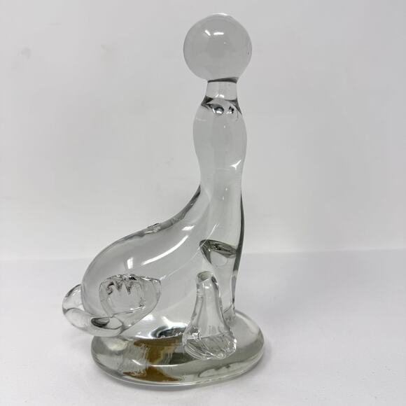 Great City Traders Glass Seal Ball Figure Hand Sculpted Sign Lyn 78 Paperweight - Picture 7 of 13